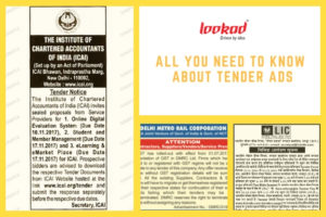tender notice ads