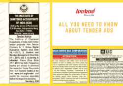 tender notice ads